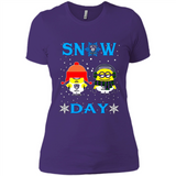 Snow Day Shirt For Brooklyn Nets Vs Minion Fans pingpong