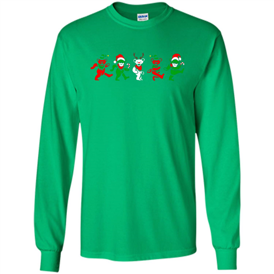 Dancing Bears Dance Christmas For Xmas Sweatshirt - Long Sleeve T-Shirt