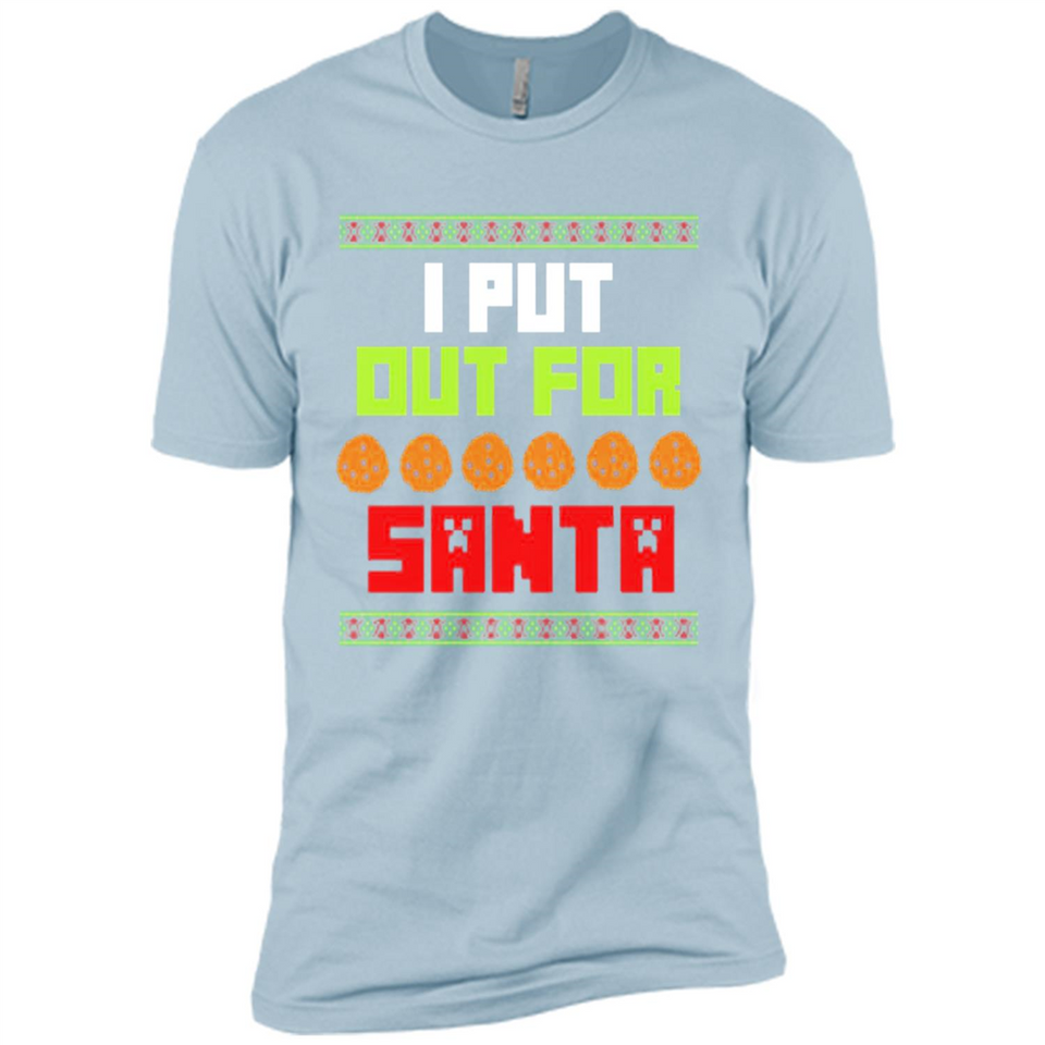 Cookies Out For Santa Christmas - Premium Short Sleeve T-Shirt