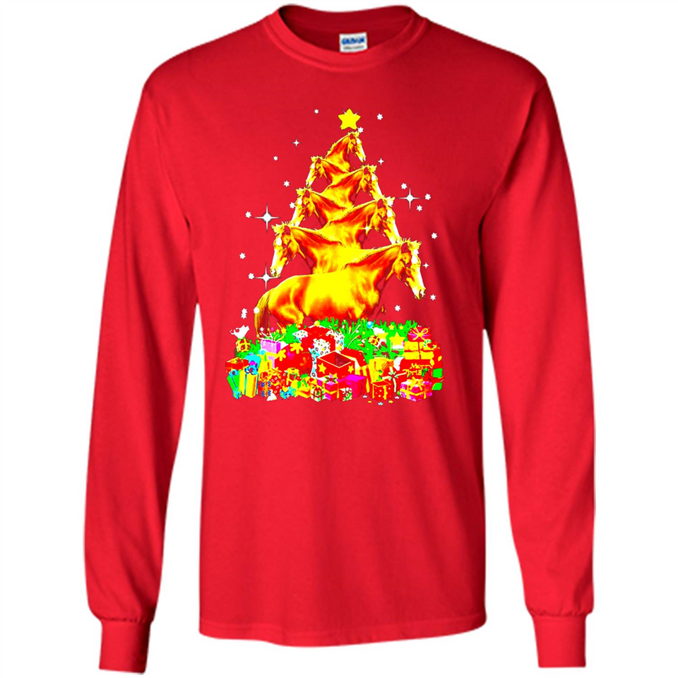 Horse Lover Tees Merry Christmas - Long Sleeve T-Shirt