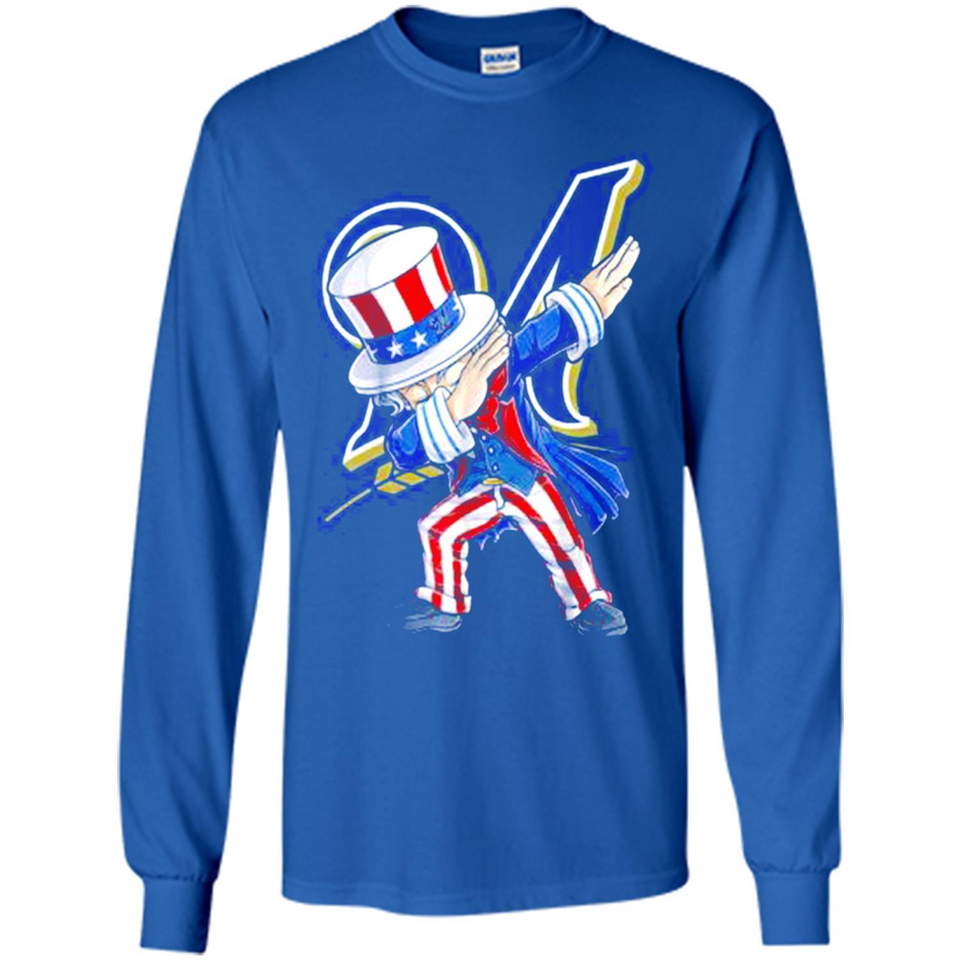 MLB MILWAUKEE BREWERS UNCLE SAM DABBING INDEPENDENCE DAY