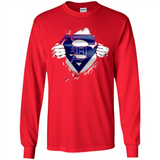 Detroit Tigers And Superman Fans - Long Sleeve T-Shirt