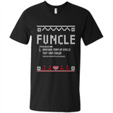 Mens Christmas Funcle Definition - Men's V-Neck