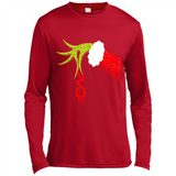 Funny Grinch Hand Holding Electrician Ornament Christmas PING PONG