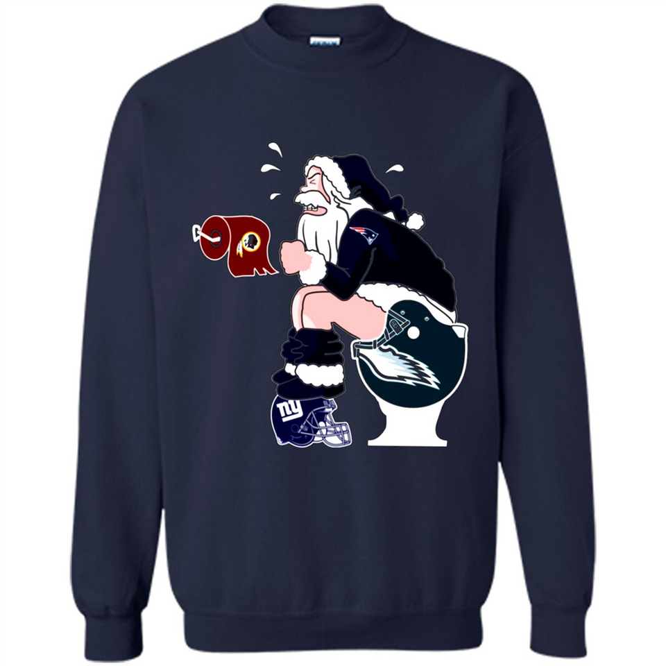 New England Patriots Toilet Santa Claus PINGPONG
