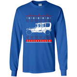 Christmas Ugly Sweater Automobile Ugly Christmas Sweater - Long Sleeve T-Shirt