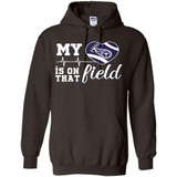Tennessee Titans Football My Heart is on that Field - Hoodie