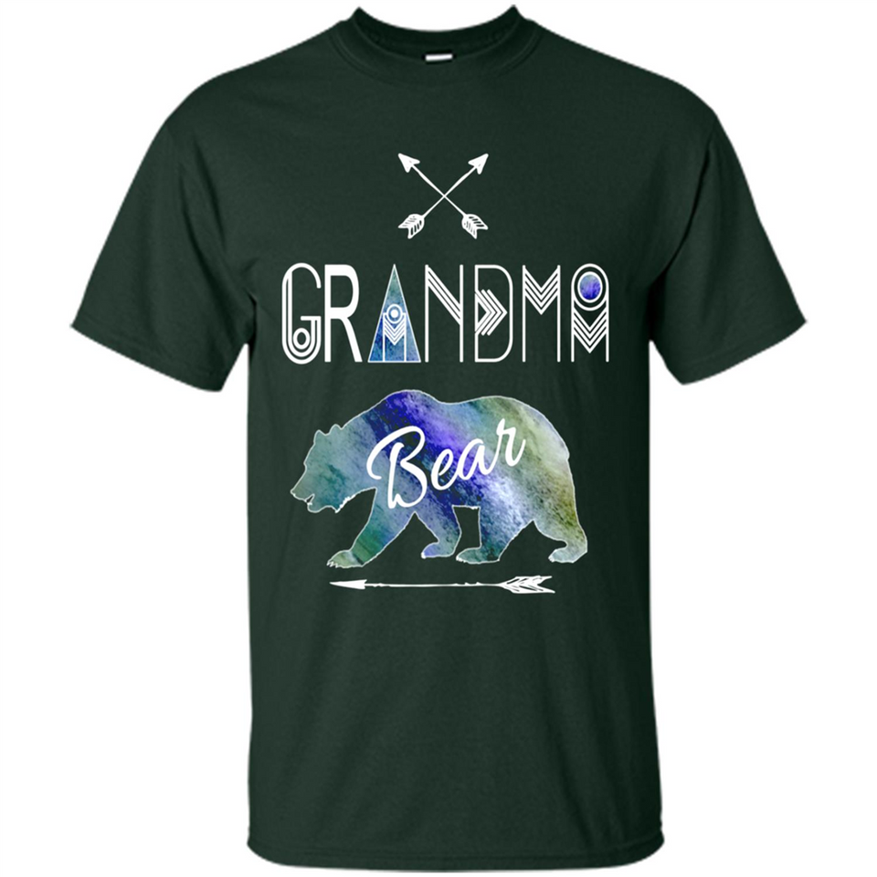 Grandma Bear Shirt Tribal Family Vacation & Camping Tee - Shirt