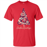 Dallas Cowboys NFL Football Team Logo Christmas Tree T-Shirt - Shirt