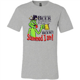 Slammed I Am I Would Drink Beer With A Goat On A Boat Shirt - Canvas Unisex T-Shirt