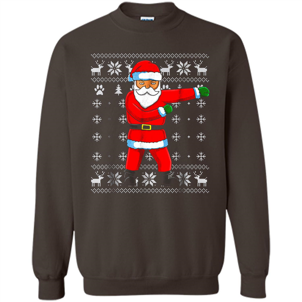Flossing Santa Christmas Ugly Sweater Style Pajama Xmas Gift - Sweatshirt