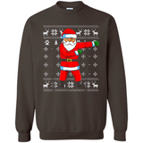 Flossing Santa Christmas Ugly Sweater Style Pajama Xmas Gift - Sweatshirt