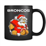 Grumpy Santa Claus Broncos Denver Football Team PINGPONG
