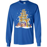 Tiger Christmas Tree Funny Merry Christmas - Long Sleeve T-Shirt