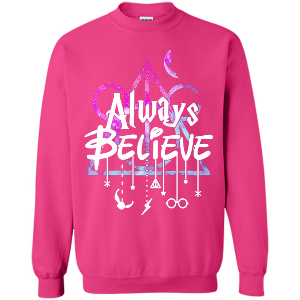 HIPPIE MOON MICKEY DEATHLY HALLOWS ALWAYS BELIEVE
