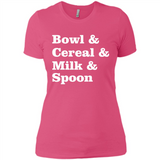 Tasty Cereal Recipe Bowl Milk Spoon