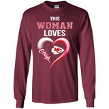This Woman love Chiefs NFL football team - Long Sleeve T-Shirt