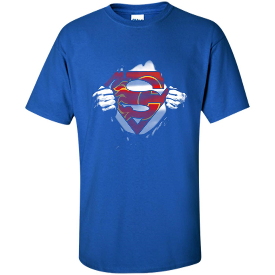 Calgary Flames And Superman Fans - Shirt