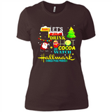 Santa claus i just want to bake stuff and waych christmas movi PINGPONG - Ladies' Boyfriend T-Shirt