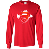 Chicago Bears And Superman Fans - Long Sleeve T-Shirt