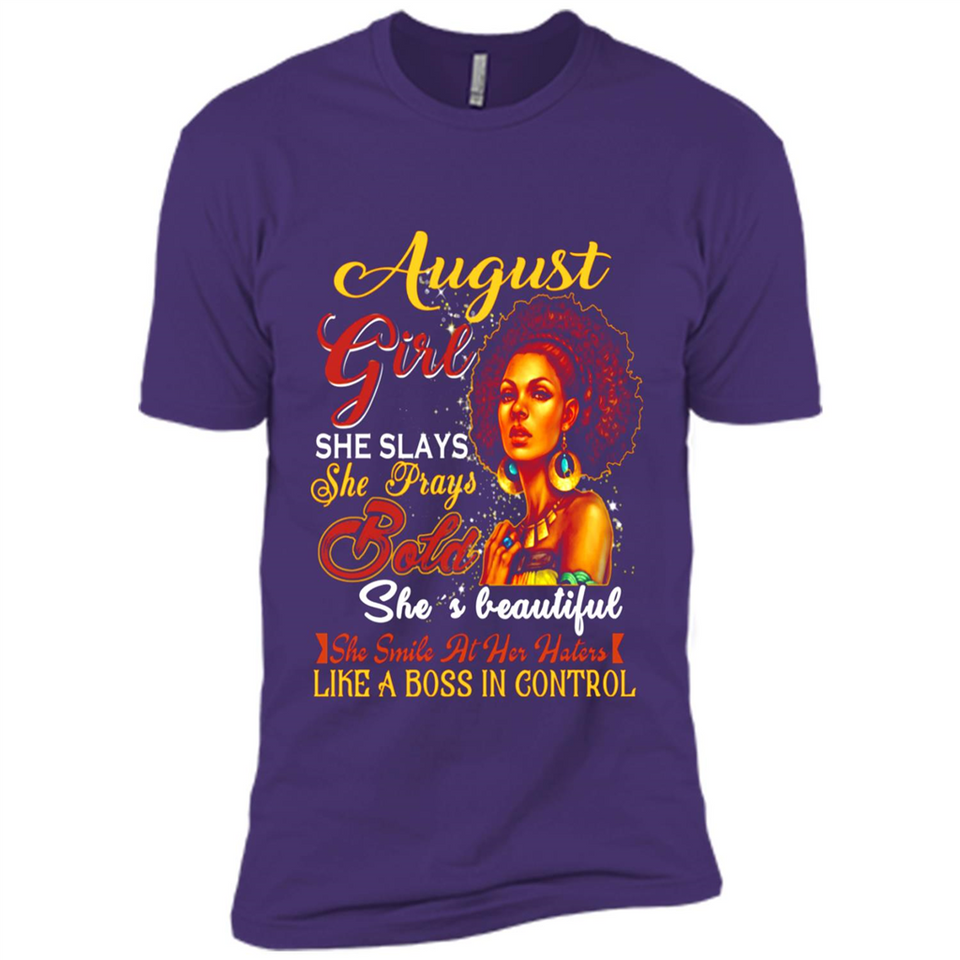 August Girl She Slays She Prays Beautiful Birthday PINGPONG