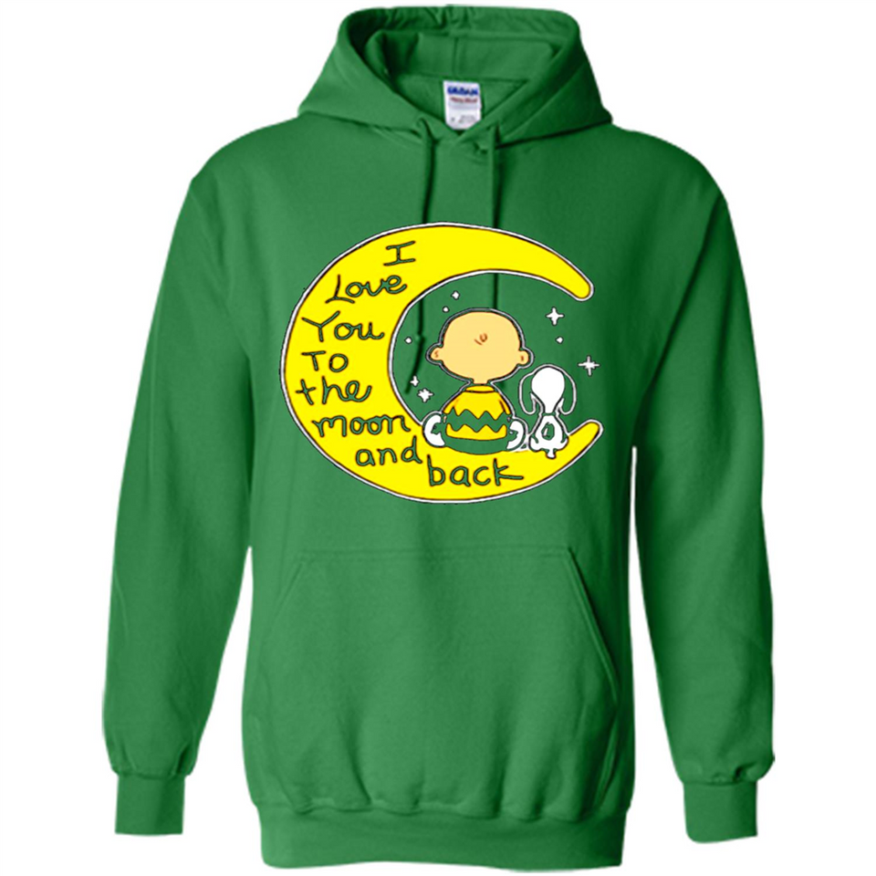 I LOVE YOU TO THE MOON AND BLACK CHARLIE BROWN AND SNOOPY
