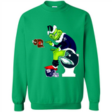 Los Angeles Rams Toilet Grinch Santa Claus Football Fan PINGPONG