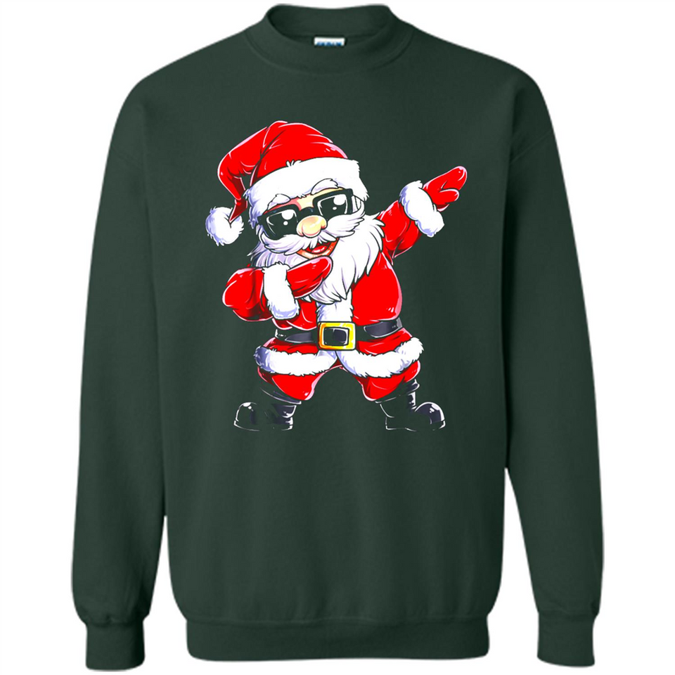 Christmas shirt Dabbing Santa Claus Xmas Gift - Sweatshirt