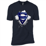 Detroit Tigers And Superman Fans - Premium Short Sleeve T-Shirt