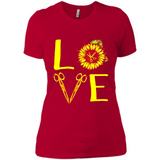 Hair Stylist Love Sunflower Scissors PING PONG