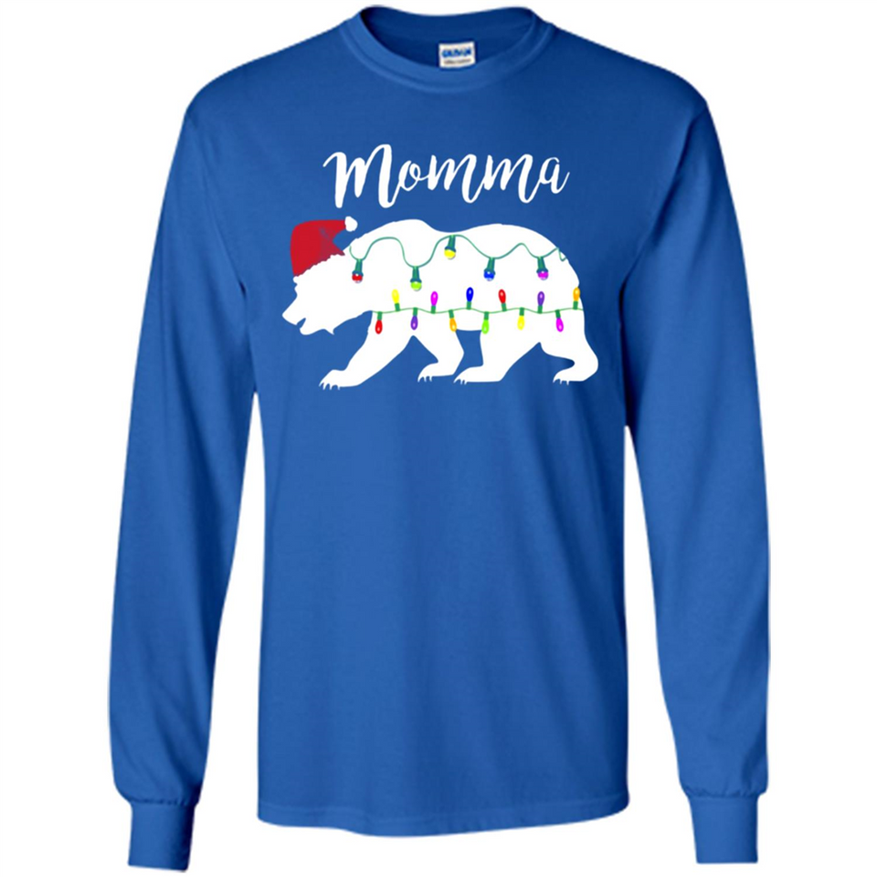 Womens Momma Bear - Long Sleeve T-Shirt