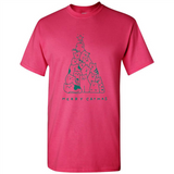 Merry Catmas Funny Cat Christmas Tree Sweatshirt - Shirt