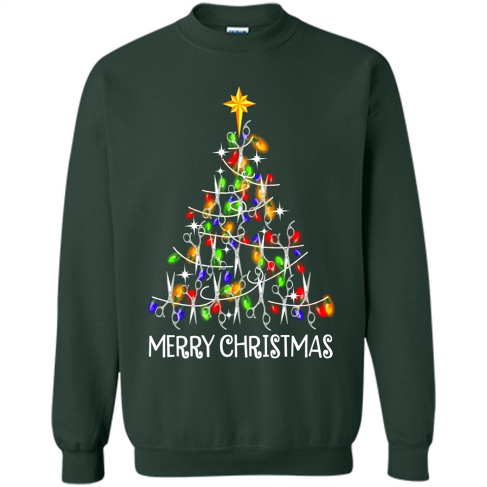 Hairstylist Merry Christmas Hairstylist Scissors Christmas Tree PING PONG