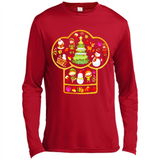 Chef Hat Christmas Ornament - Canvas Long Sleeve T-Shirt