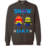 Snow Day Shirt For Buffalo Bills Vs Minion Fans pingpong