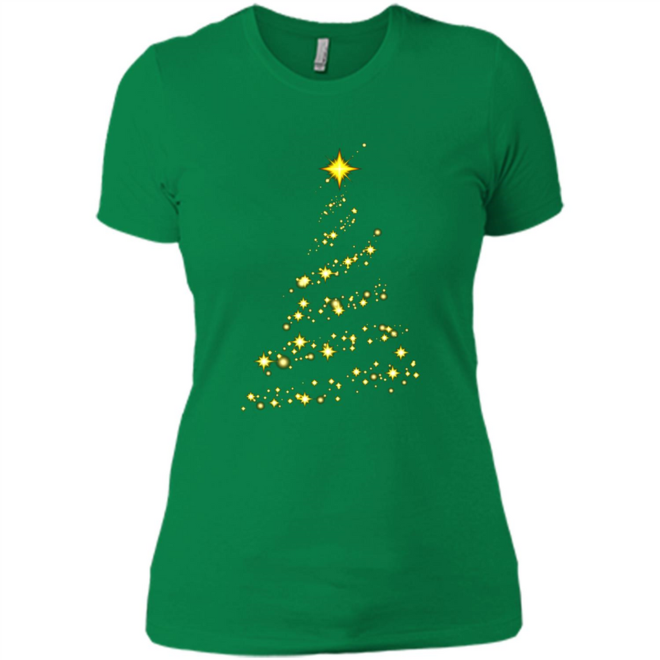Modern Christmas Tree Light Led Merry Xmas Mug PINGPONG - Ladies' Boyfriend T-Shirt