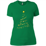 Modern Christmas Tree Light Led Merry Xmas Mug PINGPONG - Ladies' Boyfriend T-Shirt