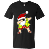 Dabbing Santa Christmas In July 1 - Men's V-Neck