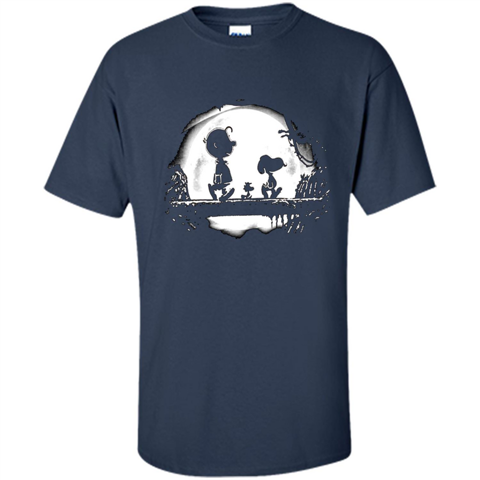 Snoopy The Peanuts Walking To The Moon