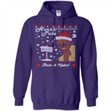 North Pole Born and Raised Shirt, Merry Xmas Ugly Christmas - Hoodie