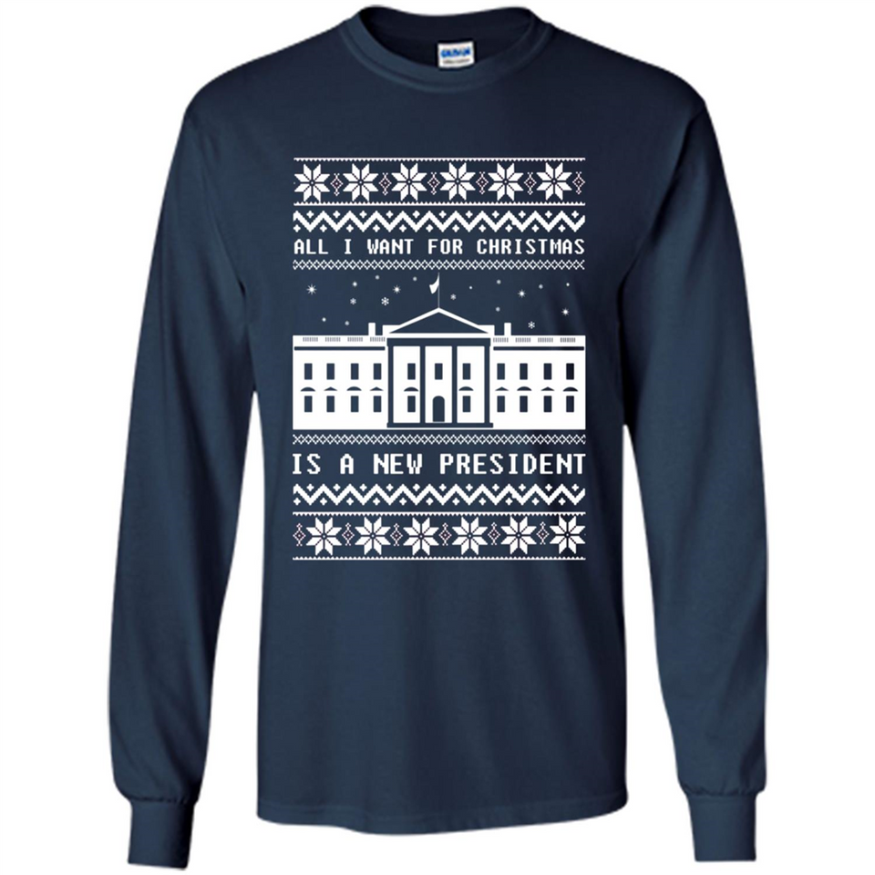 All I want for Christmas is a new president ugly PINGPONG