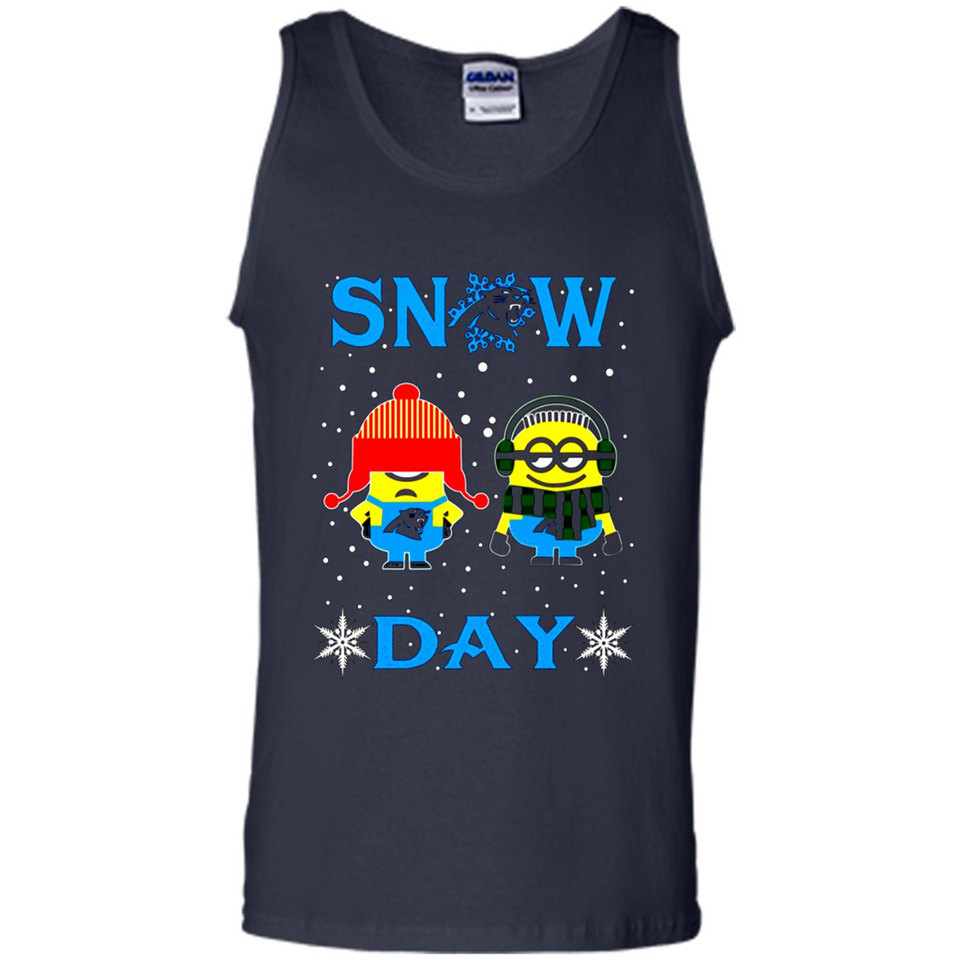 Snow Day Shirt For Carolina Panthers Vs Minion Fans pingpong