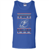 Christmas Ugly Sweater Fishing Ugly Christmas Sweater - Tank Top