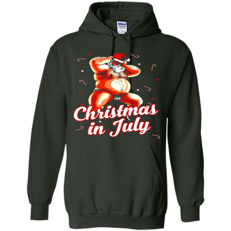 Christmas In July - Funny Dancing Santa - Hoodie