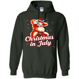 Christmas In July - Funny Dancing Santa - Hoodie