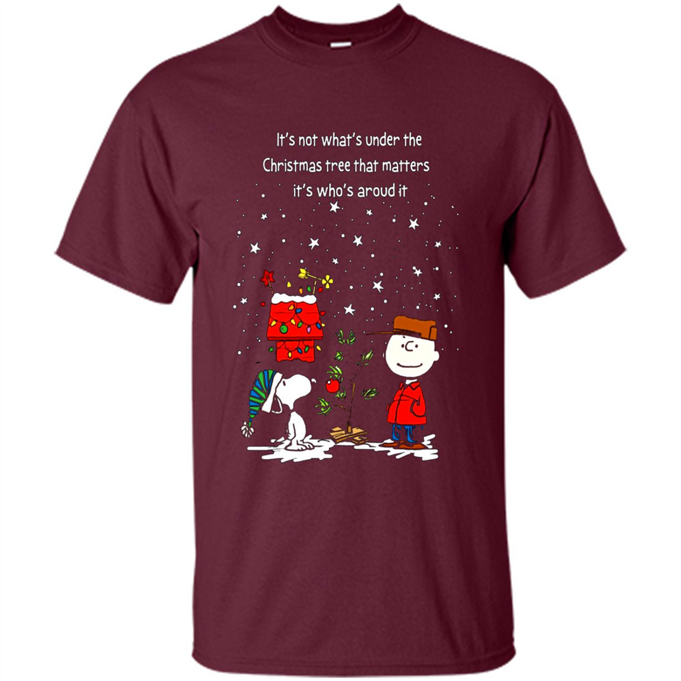 It’s Not What’s Under The Christmas Tree Snoopy Charlie Brown PING PONG