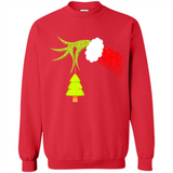 Funny Grinch Hand Holding Christmas Tree Ornament Christmas PING PONG