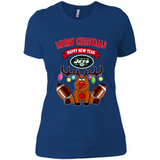 New York Jets NFL Reindeer Funny Merry Christmas And Happy New Year