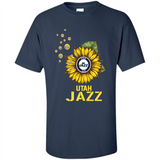 Utah Jazz Basketball Sunflower