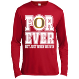 Oregon Ducks Forever For ever not just when we win - Canvas Long Sleeve T-Shirt